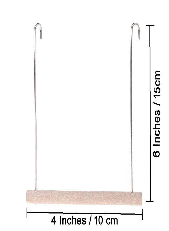 ويستيرن إرا قفص ألعاب متأرجح ومجثم للطيور من العصر الغربي، منصة معلقة للتسلق واللعب (صغير) - Image 2